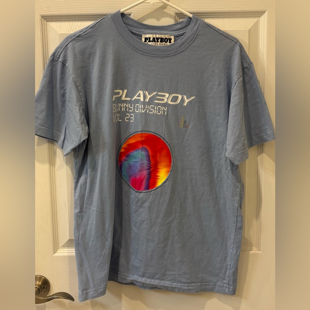 PacSun Playboy Sky Blue Tee‎